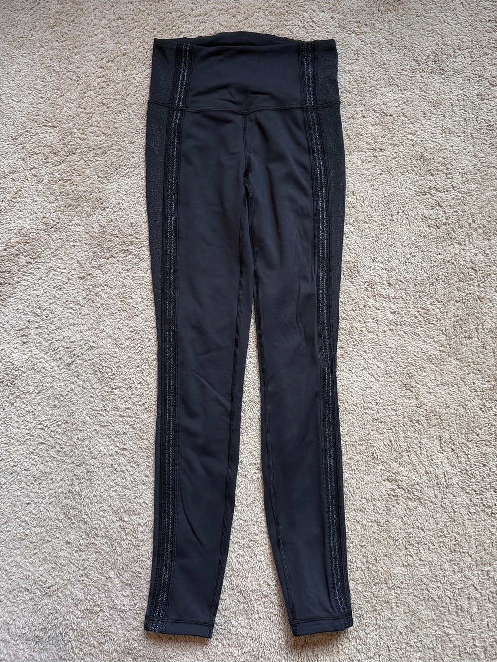 lululemon athletica Black High-Rise Lace Leggings